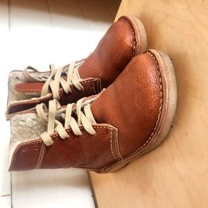 Brown Leather Ankle Boots